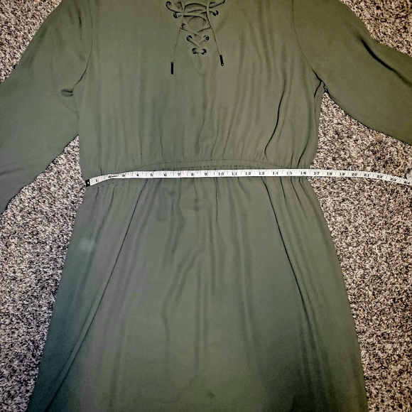 Army Green Target Dress - Picture 7 of 9